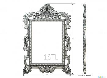 Mirrors and frames (RM_0851) 3D model for CNC machine